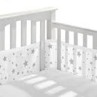 Летнее постельное белье-бампер для детской кроватки, 2 шт.компл.
