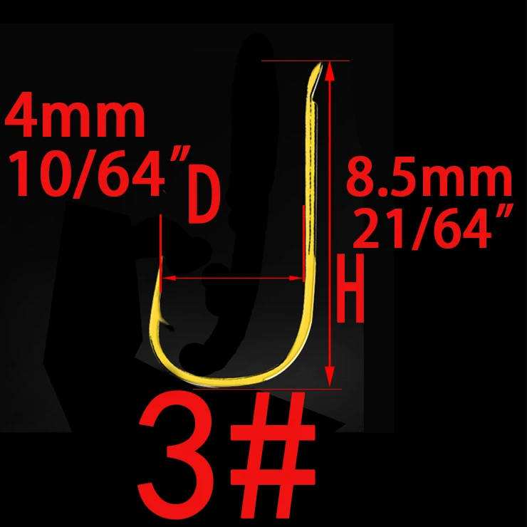 Barbed Hook Size 3 100 шт. Размер#1-8# из высокоуглеродистой стали круглые крючки для ловли рыбы, пресноводные рыболовные крючки с отверстием, крепкие рыболовные снасти для карпа - Цвет: Barbed Hook Size 3