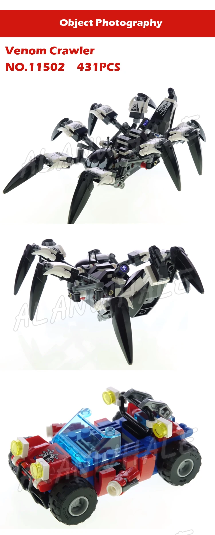 6types Revengers Super Fighter Spider Venom Crawler Jet Mech Ock Truck Bike Model Building Block Toys Compatible With Bricks | Игрушки и