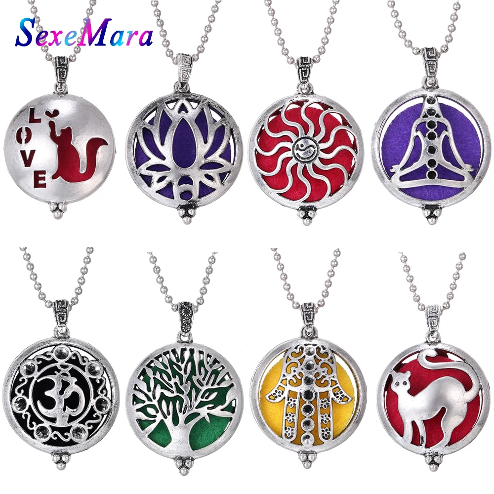 Новое ароматерапевтическое ожерелье Древо жизни античное эфирное масло