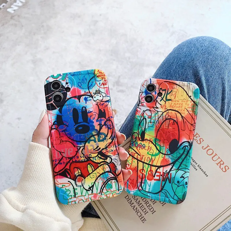 

2021 Disney Mickey for iPhone 7/8 plus xr xs max 11/12 pro max 12mini kawayi coupe phone case