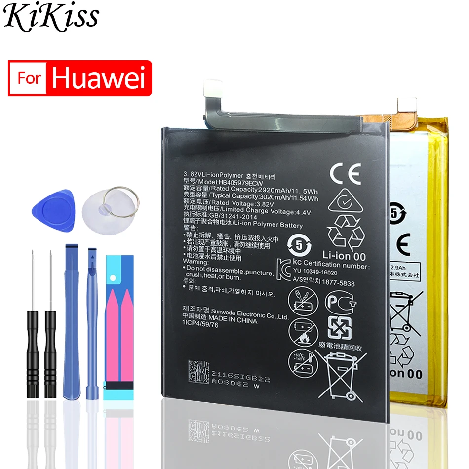 HB405979ECW батарея для Huawei Nova детей 2 3 4 2i 3i 5i 3e 4e Honor 6A 6C 7A Pro 7C фотоаппаратов