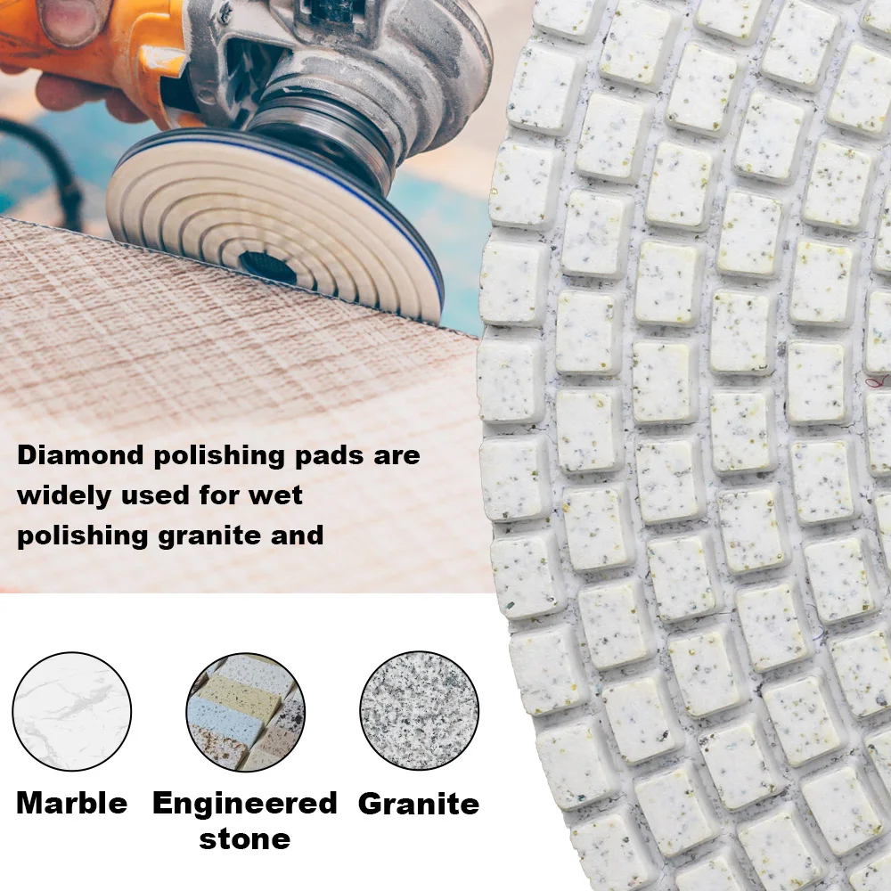 Полировальные диски для гранита мрамора 7 дюймов 180 мм шт./компл. | Инструменты