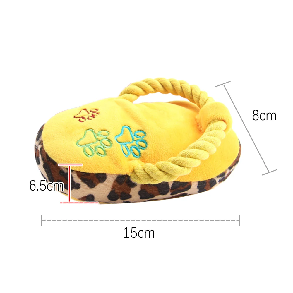 

Dog Toy Slipper Shoes Shape Pet Dog Biting Chew Pet Plush Toys Outdoor Traning For Small Medium Dogs Cat Toy Dog Accessories