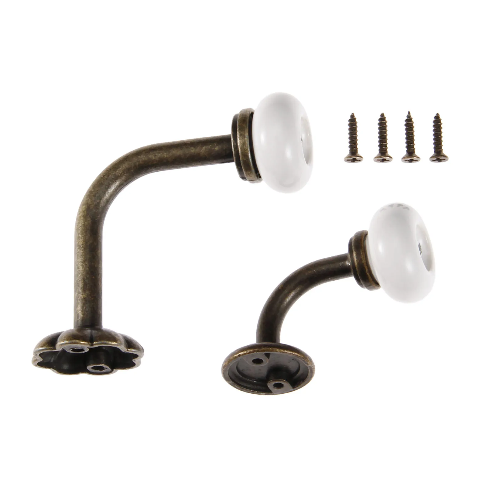 

1Pc Vintage Ceramic Door Hanger Hooks Bathroom Wall Hanger Hats Bag Towel Clothes Scarf Hook Coat Wall Hooks with Screws