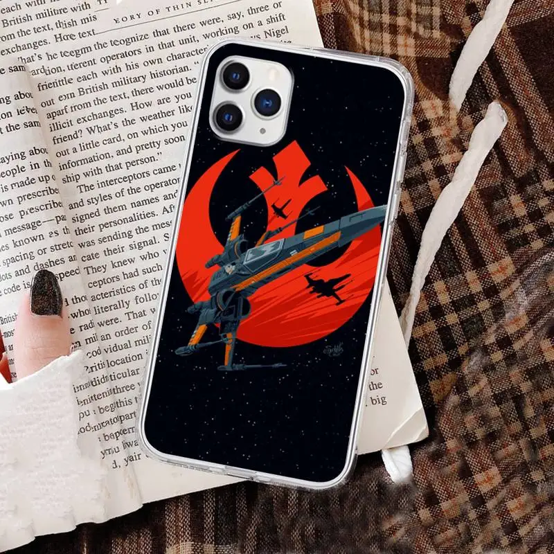 

Star space ship Wars Phone Case for iphone 6s 7 8plus xr xs max 11 12 pro max mini funds clear