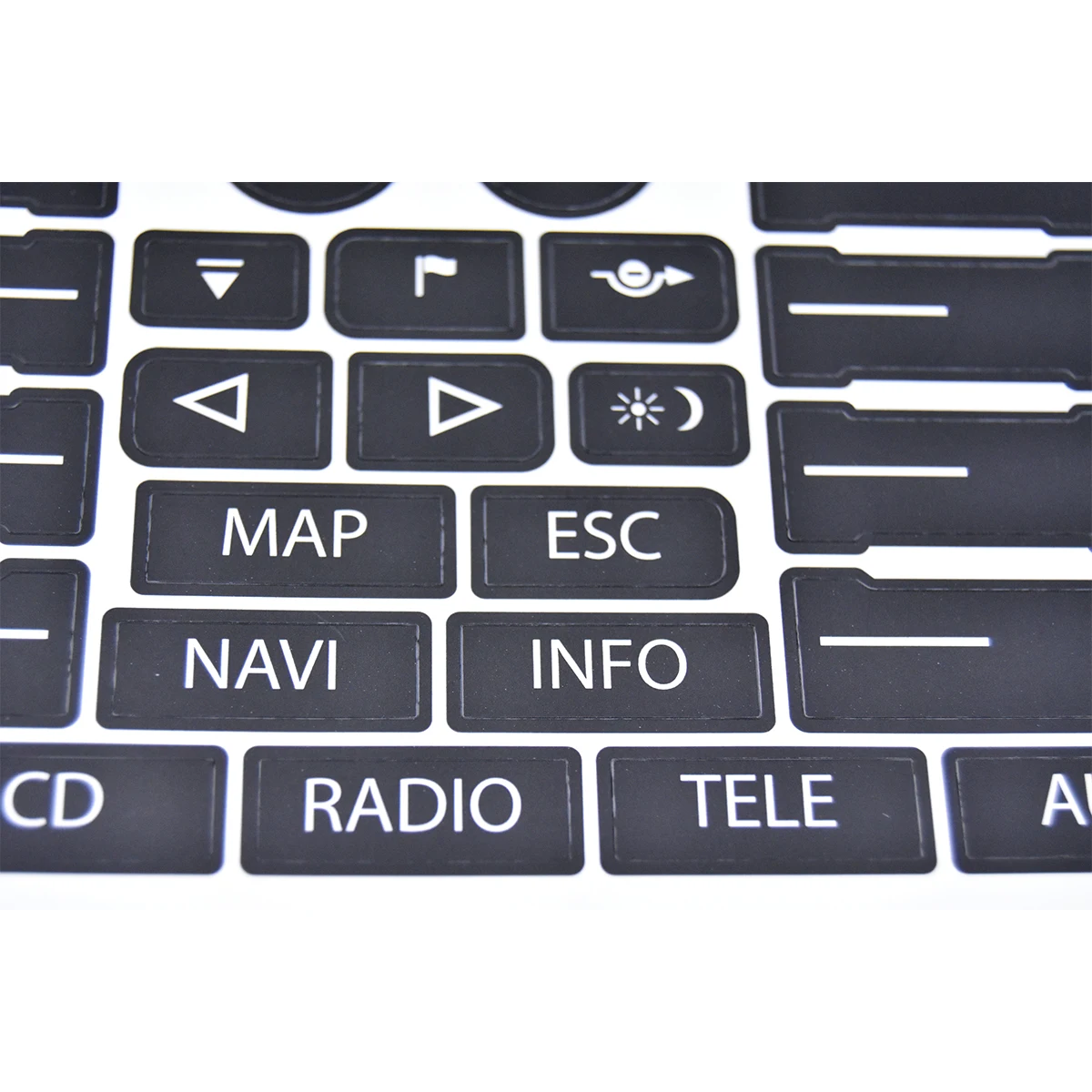 1 шт. Стикеры для ремонта автомобиля навигация стерео радио переключатель
