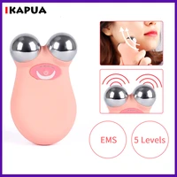 mini microcurrent face lift machine multifunction beauty device skin tightening facial wrinkle blackhead remover skin care tools