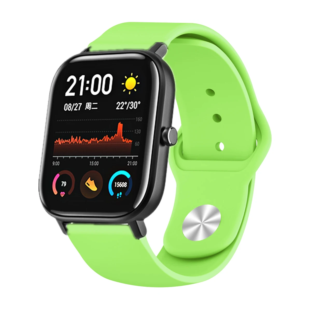 FIFATA 20/22 мм яркие силиконовые часы ремешок для Xiaomi Huami Amazfit GTS смарт-браслет Xiaomi Huami Amazfit Stratos аксессуары
