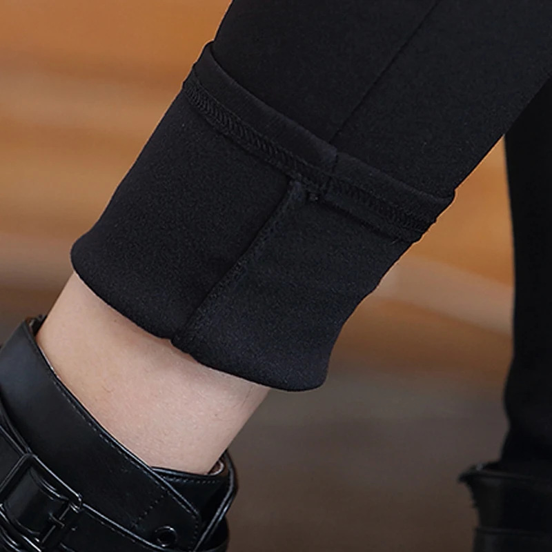 Женские бархатные эластичные обтягивающие брюки больших размеров Осенние