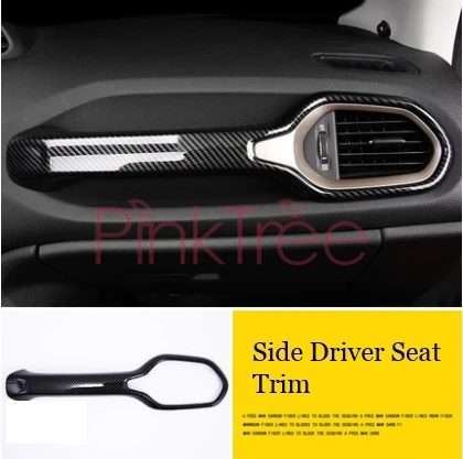 Accessories For Jeep Renegade 2016 2017 2018 Interior Steering Wheel Button Panel Cover Trim Carbon Fiber Color SUV Styling | Автомобили и