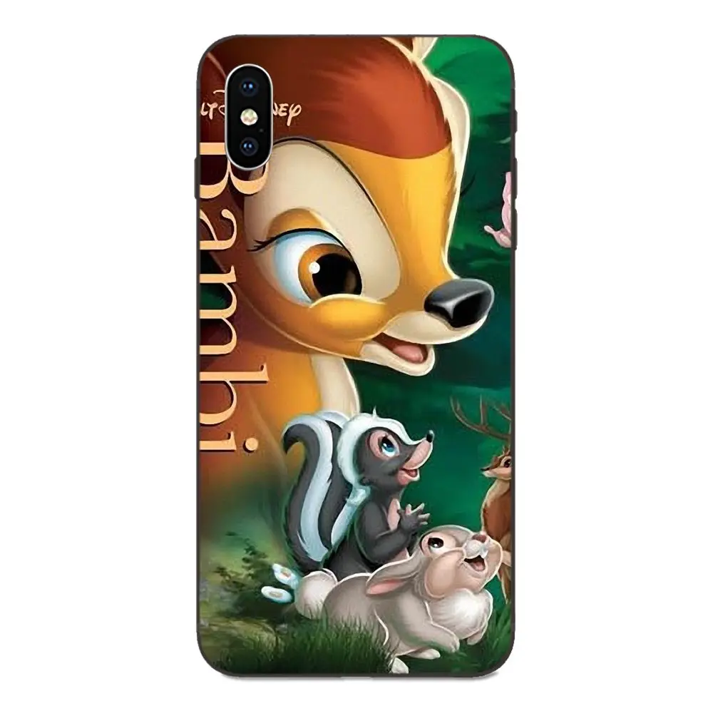 Мягкий чехол из ТПУ для Xiaomi Redmi Mi Note 2 3S 8 9 Lite SE Pro Design Bambi | Мобильные телефоны и