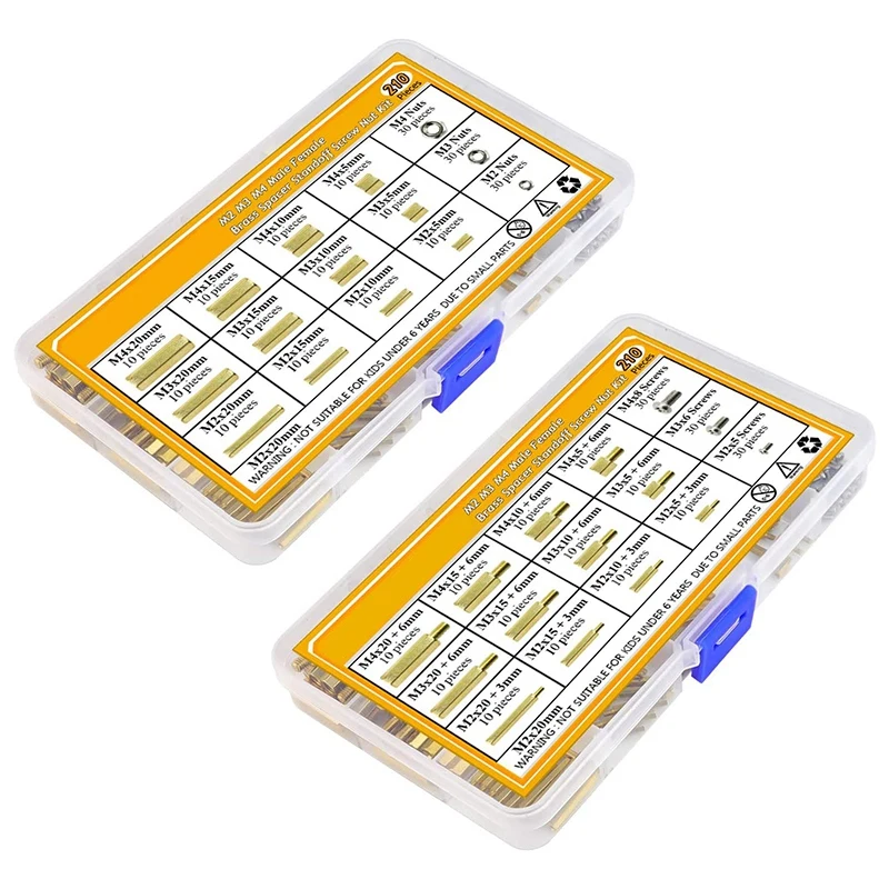 

Набор штифтов и гаек M2 M3 M4, 420 шт.