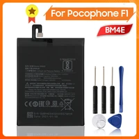 bm4e phone battery for xiao mi pocophone f1 bm4e 4000mah replacement battery tool