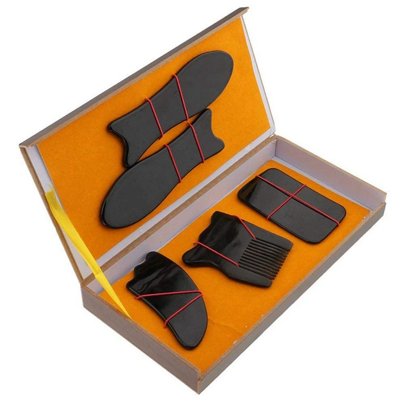

2 Set Gua Sha Board, 5 Pcs Full Body Massage Gua Sha Tools & 7 Pcs Chinese Gua Sha Scraping Massage Tools Kit