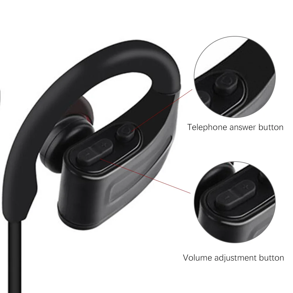 Водонепроницаемые беспроводные наушники IPX7 спортивные для плавания и дайвинга