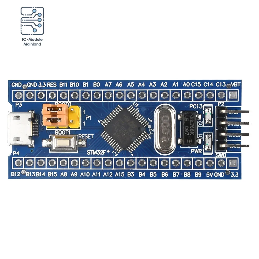STM32F103C6T6 ARM STM32 Minimum System Development Board Module Embedded Microcomputer Core Board STM32F103C8T Board