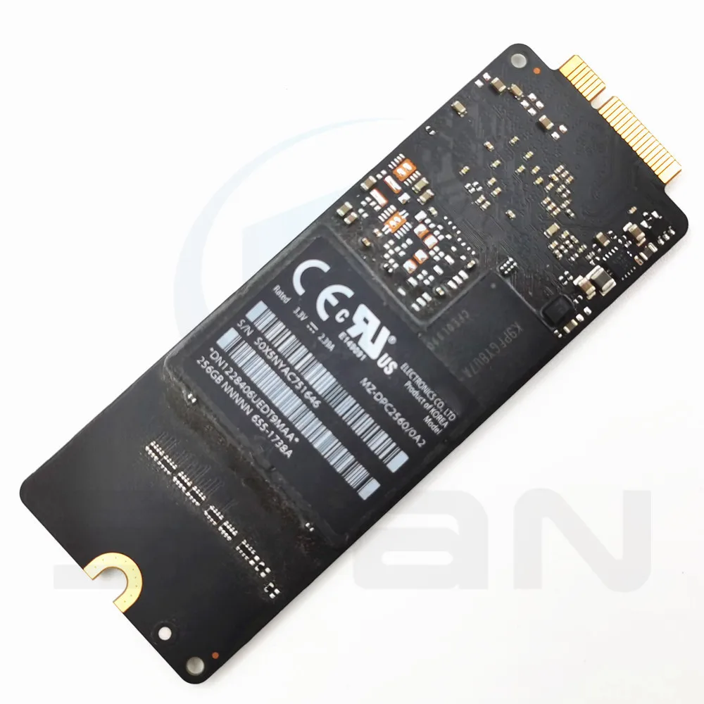 Оригинальный SSD накопитель Lapotop для Apple Macbook Pro Retina 13 дюймов A1425 15 A1398 128 ГБ 256 512 768