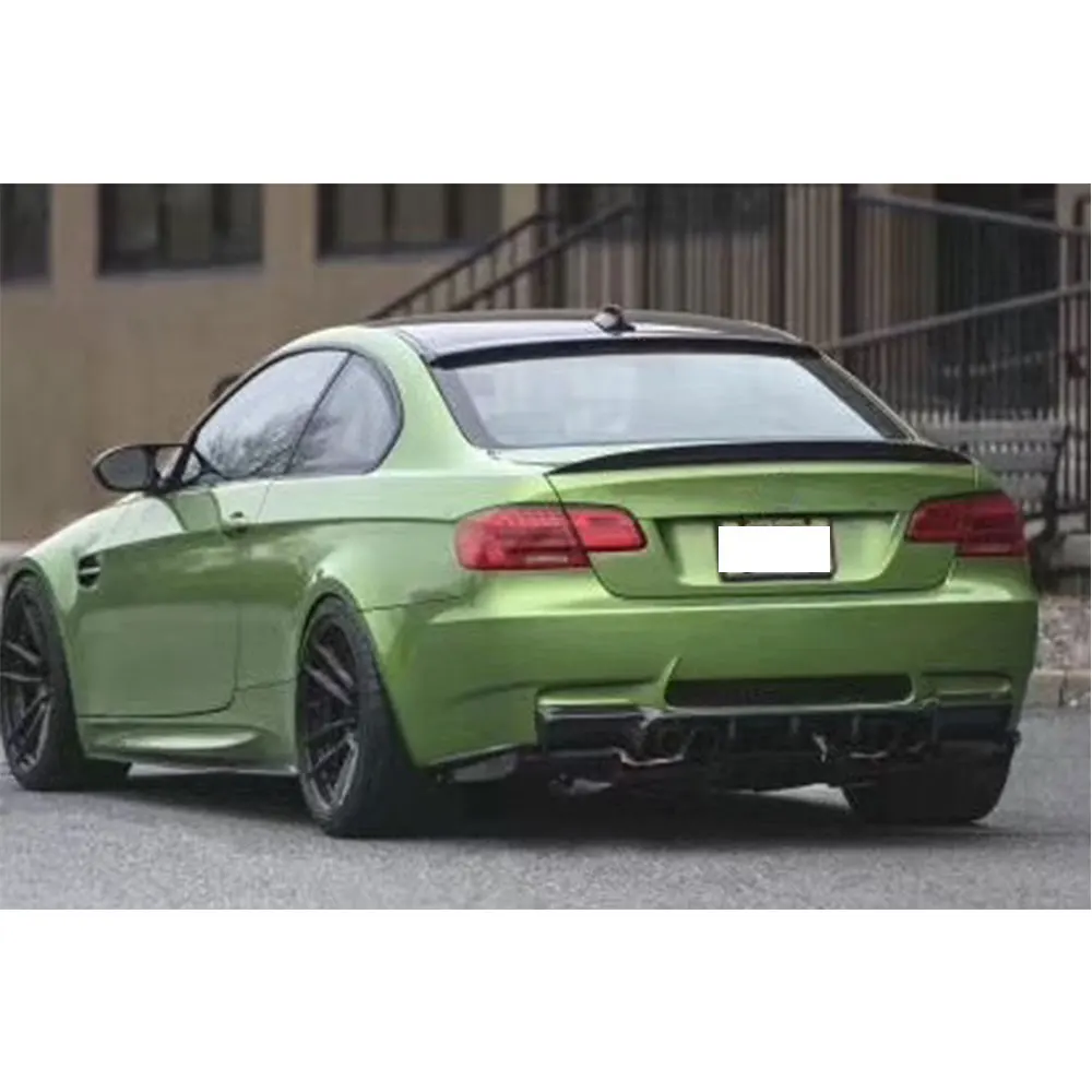 Углеродное волокно/FRP черный задний спойлер для BMW E92 3 серии M3/M Sport 328i 335i 2006-2012 Boot