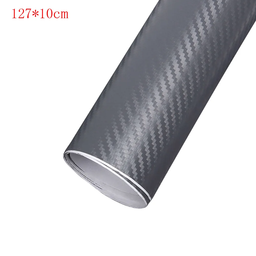 type1 dark gray Углеродное волокно виниловая пленка 3D твердая маленькая текстура Глянцевая автомобильная пленка рулон наклеек Наклейка виниловая самоклеящаяся пленка 127x10 см/127x30 см - Цвет: type1 dark gray