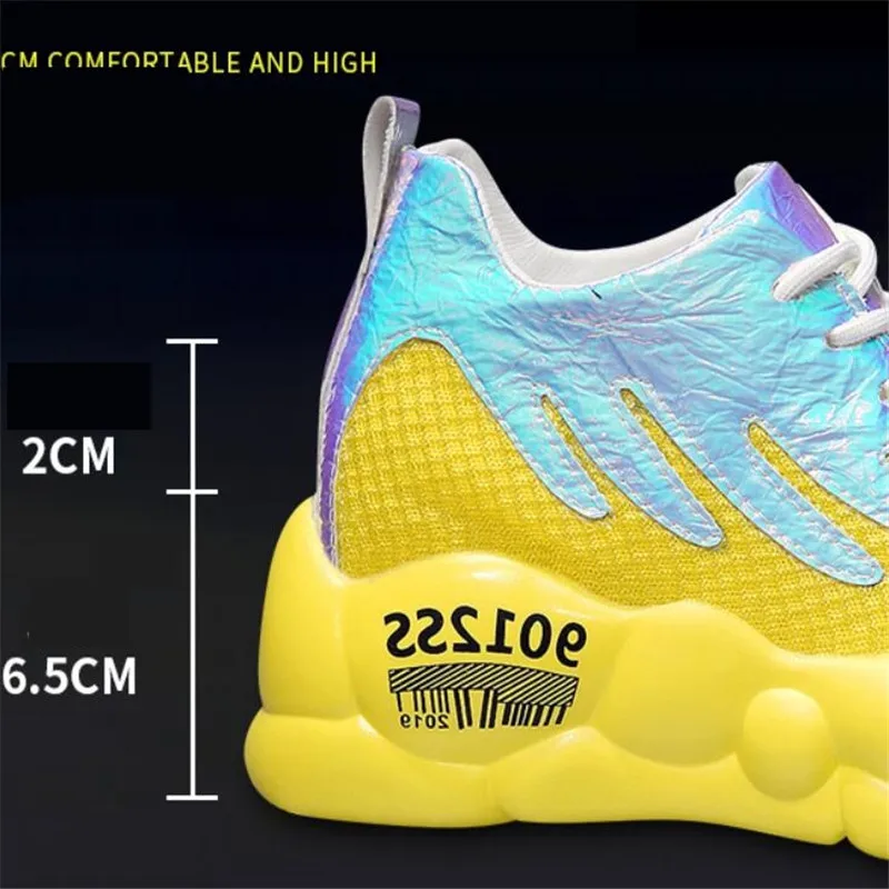 Женские кроссовки на платформе туфли лодочки теннисные повседневная обувь