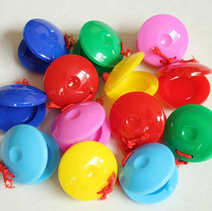 Деревянный перкуссионный инструмент деревянный кастагнетт для обучения детей