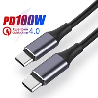 100w usb c to usb type c cable for iphone 12 11 pro pd fast charger cord qc 4 0 type c cable for xiaomi samsung s20 macbook ipad