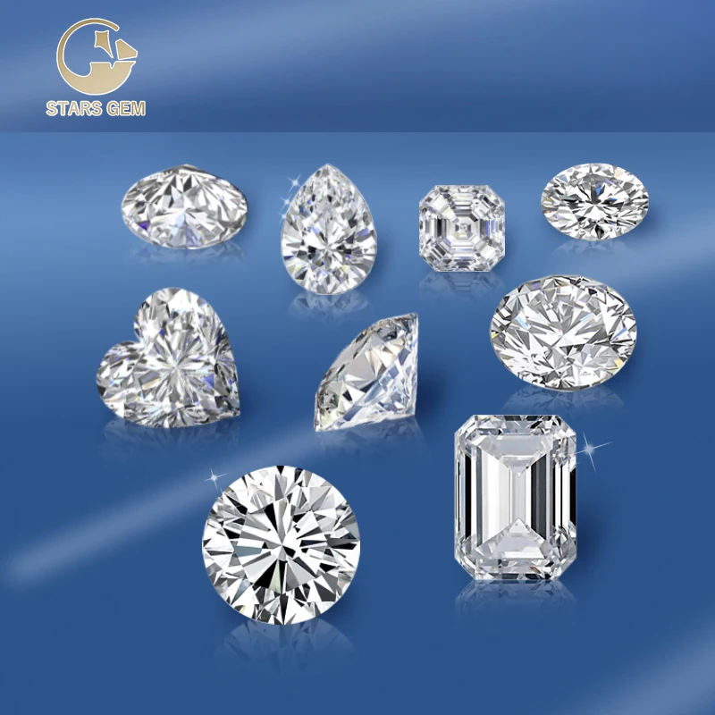 Оптовая продажа муассанитовых камней 1 карат DEF/GH цвет VVS отличная огранка