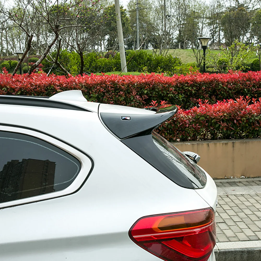 Подходит для BMW X1 2016 2017 2018 2019 задний спойлер на крыше из углеродного волокна