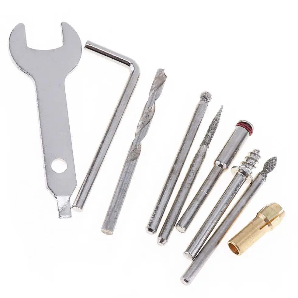 40 шт./компл. Миниатюрные электрические аксессуары для шлифовки вращающиеся