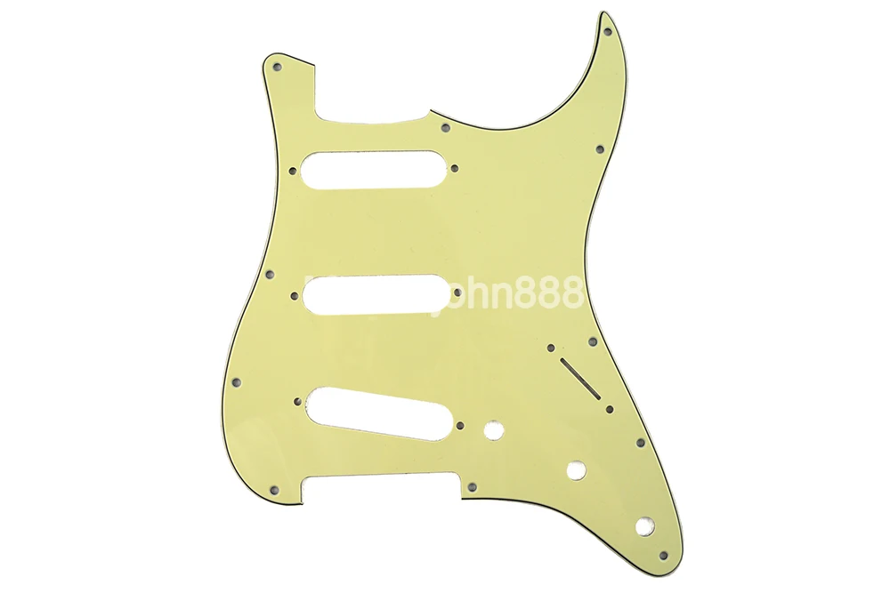 Мятно-зеленая 3-слойная электрогитарная Накладка для гитары в стиле Strat оптовая