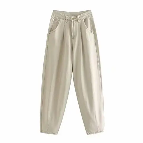 Женские брюки-карго catonATOZ 2248 Y2K цвета хаки, свободные брюки с высокой талией, Женская Повседневная Уличная одежда, мешковатые джинсы