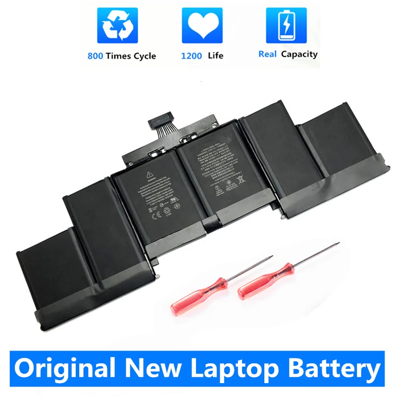 Аккумулятор CSMHY A1618 для ноутбука Apple Macbook Pro Retina 15 дюймов 4 дюйма A1398 2015 года MJLQ2LL/A