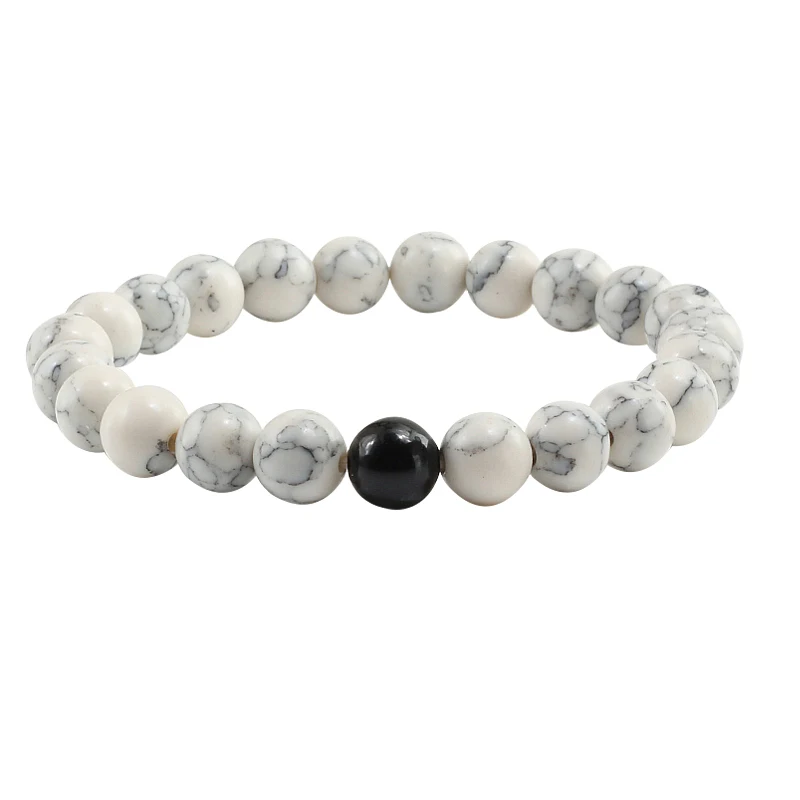 Мужской браслет из натурального камня Тибетский Будды чакра пары камень