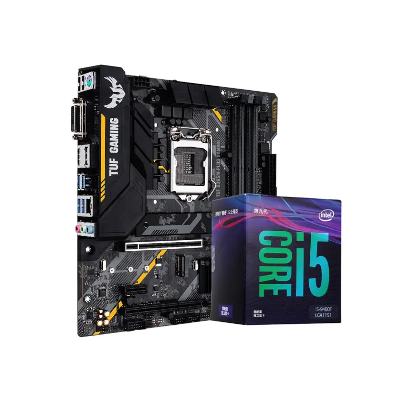 Материнская плата ASUS TUF B365M-PLUS игровая сокет LGA 1151 поддержка WIN7 с 6-ядерным