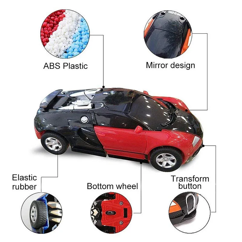 Трансформируемая модель игрушечного автомобиля Bugatti Veyron игрушечный автомобиль
