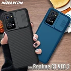 Для OPPO Realme GT NEO 2 GT2 Pro чехол Nillkin слайд-камера защита объектива Защита конфиденциальности жесткая задняя крышка на Realme GT NEO2 5G