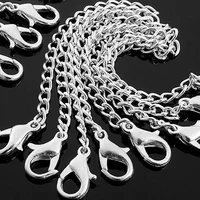 20 pcs fashion silver plated bracelet necklace extenders chain jewelry findings 2020