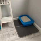 Коврик для кошачьего туалета, водонепроницаемый двухслойный коврик для сбора мусора от туалета питомца, чистая подстилка, продукты и принадлежности для кошек