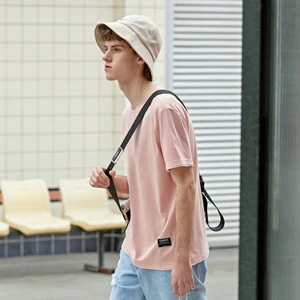 Футболка Semir мужская с коротким рукавом, хлопковая Удобная рубашка с круглым вырезом, молодежная белая, лето 2020