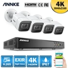 Система видеонаблюдения ANNKE, 4K Ultra HD, 8 каналов, 8 Мп, 5 в 1