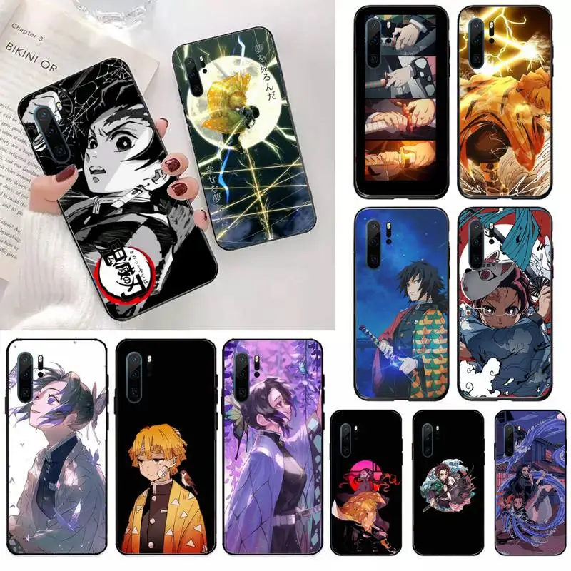 

Kimetsu no Yaiba Japan anime Phone Case For Huawei honor Mate 10 20 30 40 i 9 8 pro x Lite P smart 2019 nova 5t