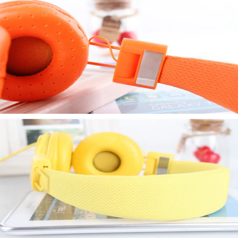 Стильный проводные наушники 11 Цвета Дети Наушники гибкий Регулируемый гарнитура