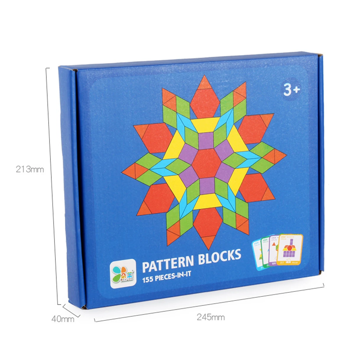 155Pcs Creative Shape Jigsaw Puzzle Board Set Colorful Baby Montessori Educational Toys for Children Learning Developing Toy