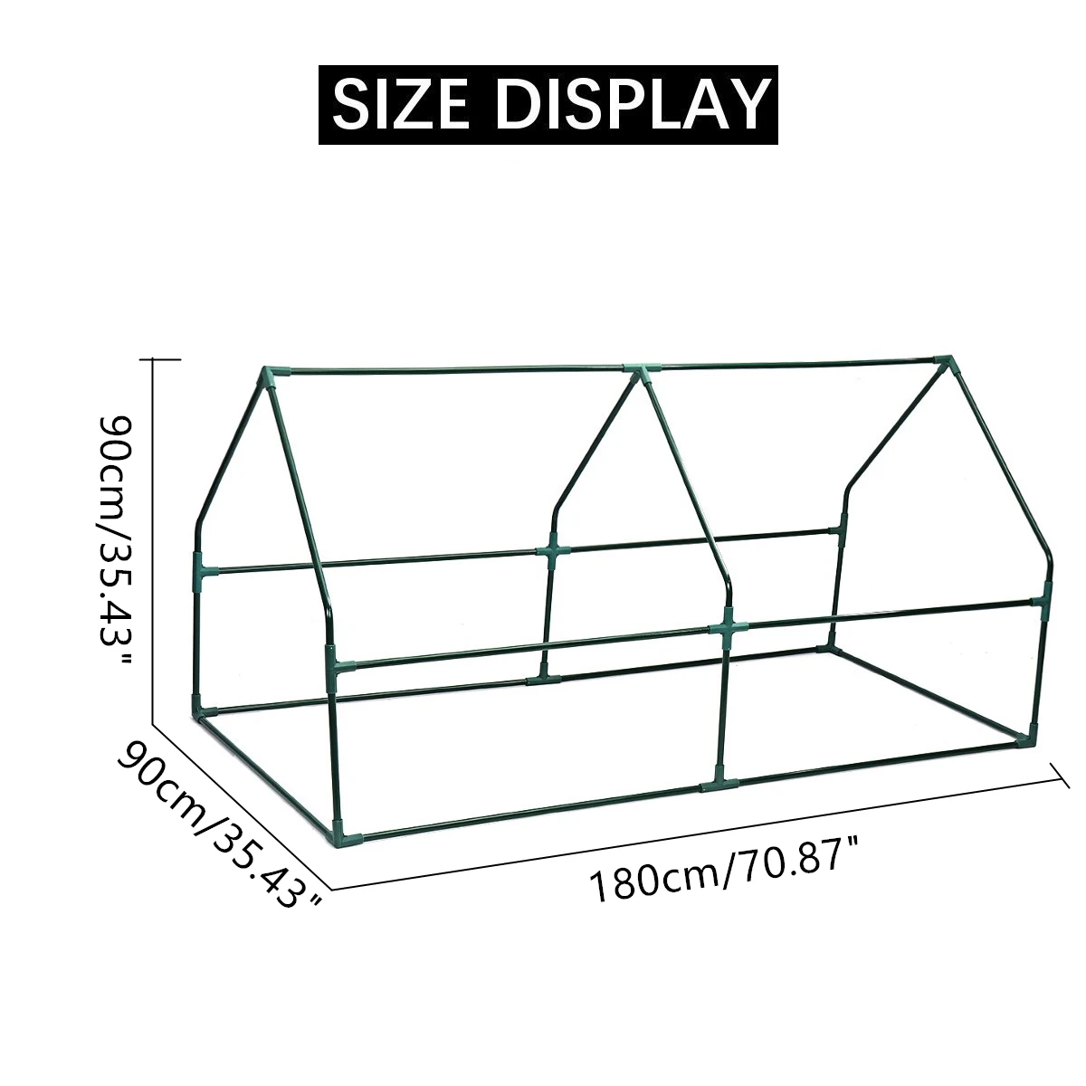 Мини-теплица для дома и улицы 180x90x90 см | Дом сад