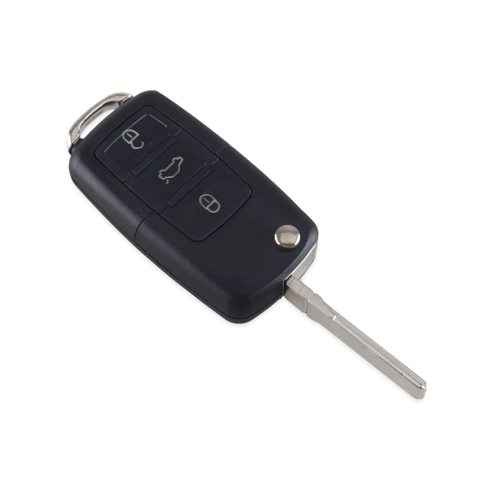 Ключ KEYYOU складной с дистанционным управлением 3 кнопки 434 МГц ID48 чип для VW Volkswagen