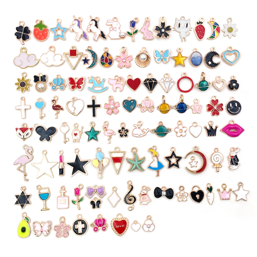 

DIY handmade earrings accessories new 100 oil drop alloy five-pointed star balloon earrings earrings ear jewelry