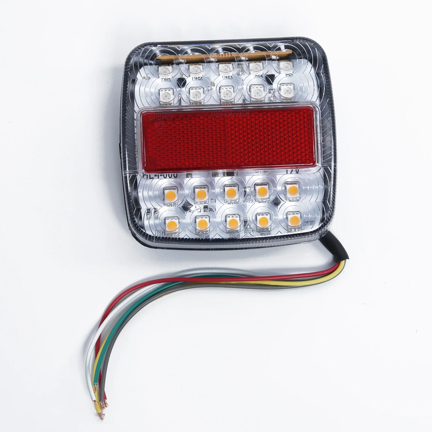 

License Plate Truck Trailer ABS DC 12V Light 2Pcs Bright Stop Rear Tail Reverse Indicator High quality Durable