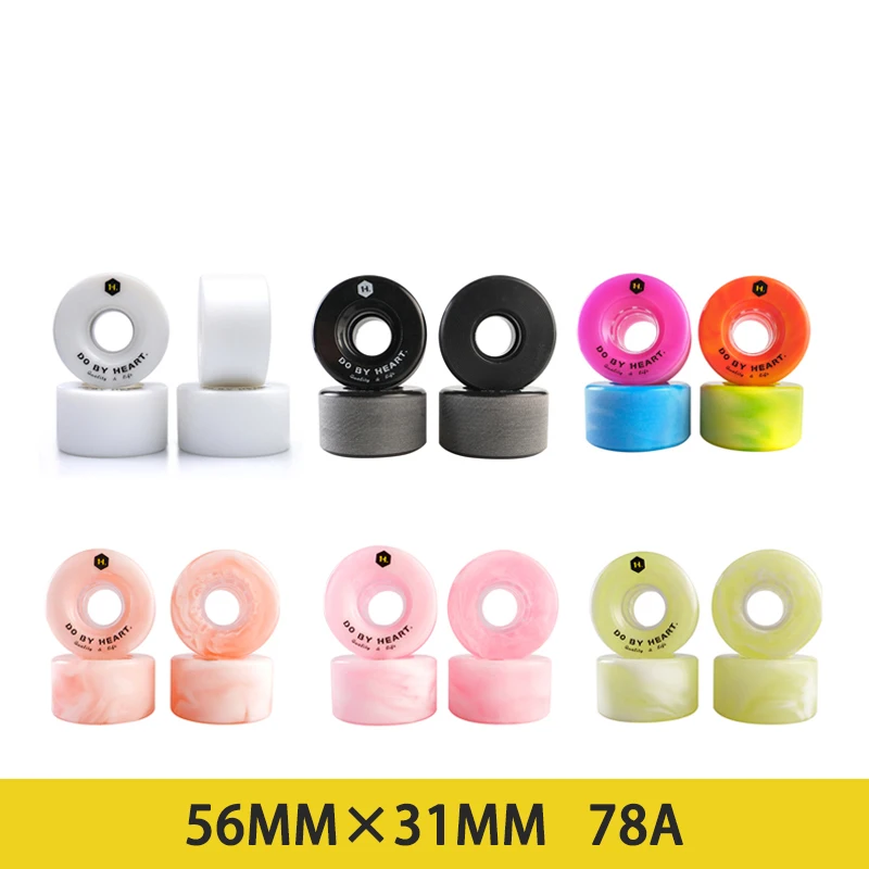 Двойной рокер скейтборд лонгборд колеса щетка уличное колесо дорожное 56*31 мм 78A