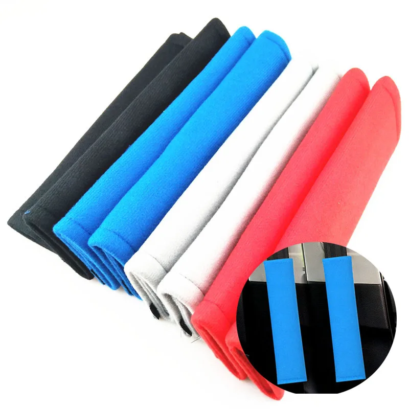 2 накладки на ремень безопасности мягкая бархатная Наплечная подушка для